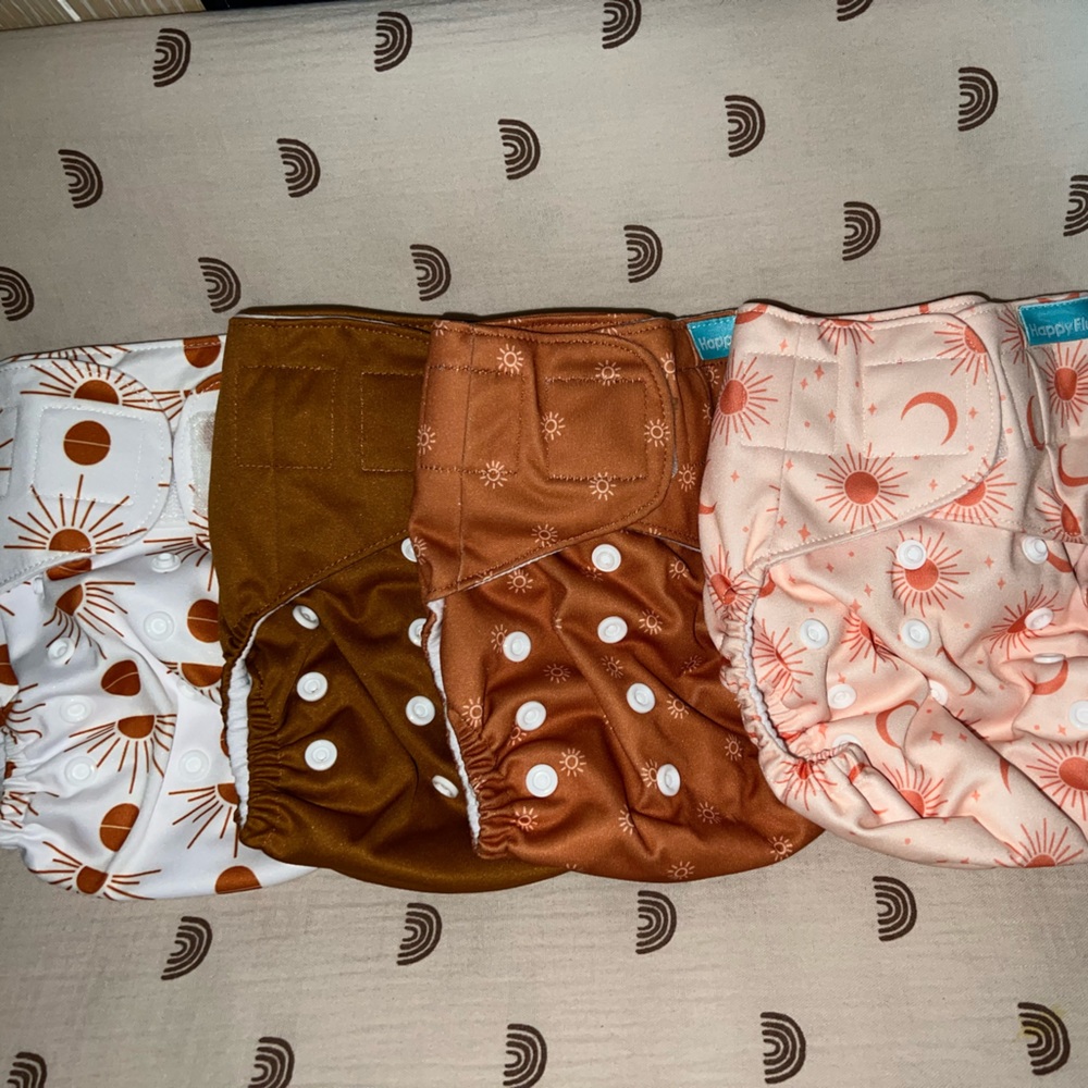 Happy flute Velcro cloth diapers